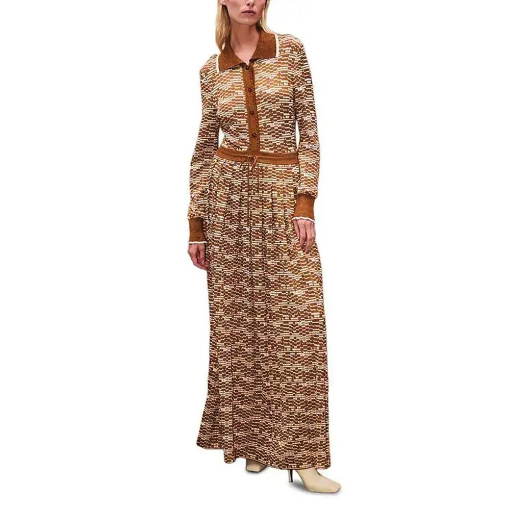 ALEMAIS  stephanie knit shirt dress